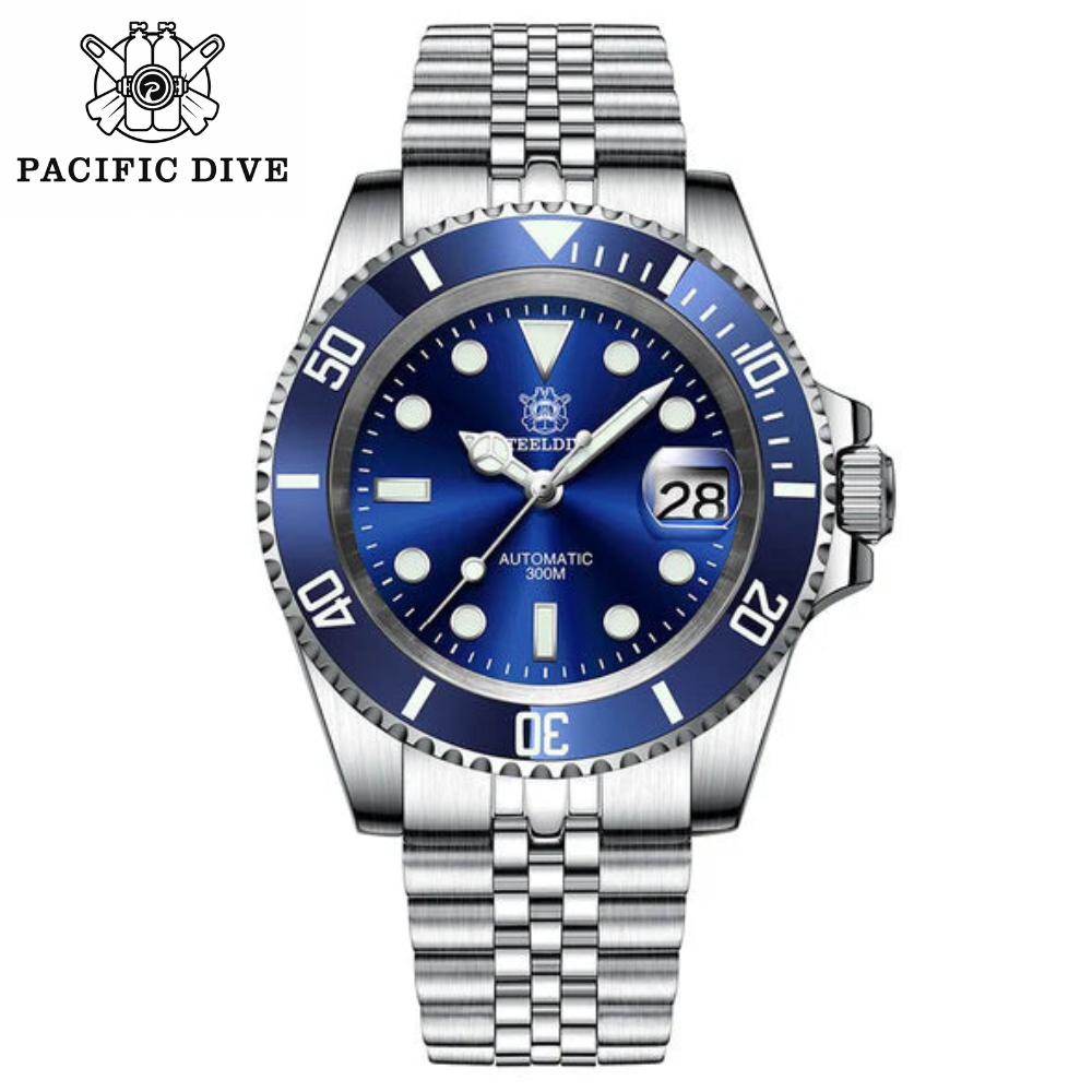 Pacific Dive SD1953 Automatic Two-Tone Men's Dive Watch