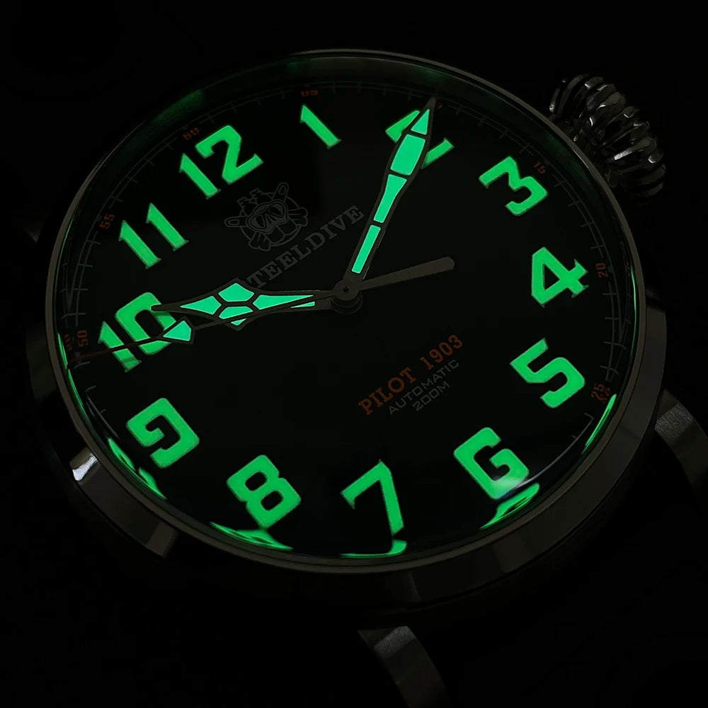 Pacific Dive SD1903 Automatic Mechanical Pilot Watch
