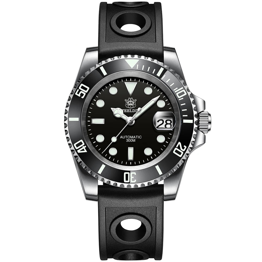 Pacific Dive SD1953 Automatic Two-Tone Men's Dive Watch