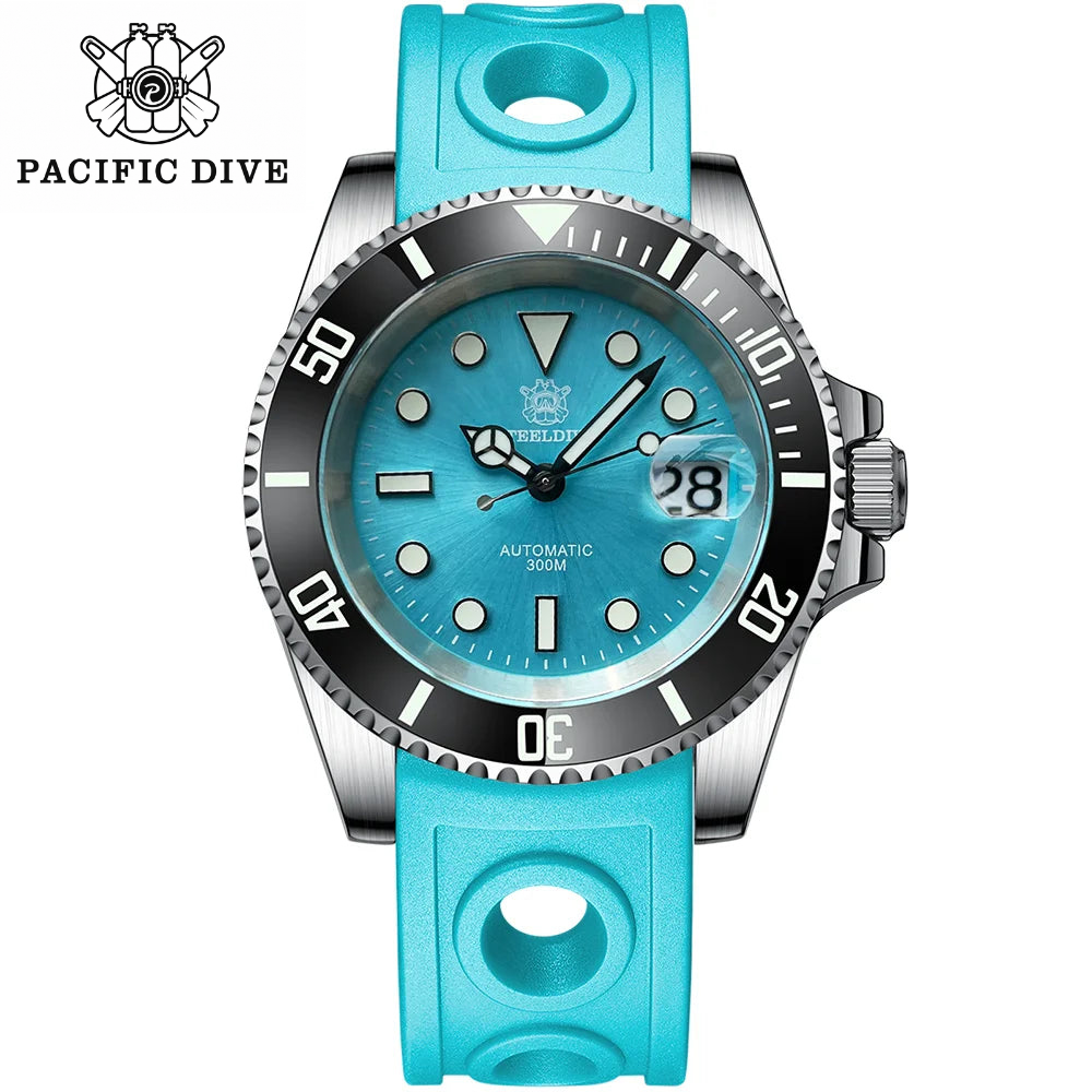 Pacific Dive SD1953 "Tiffany Blue" 41mm Automatic Dive Watch