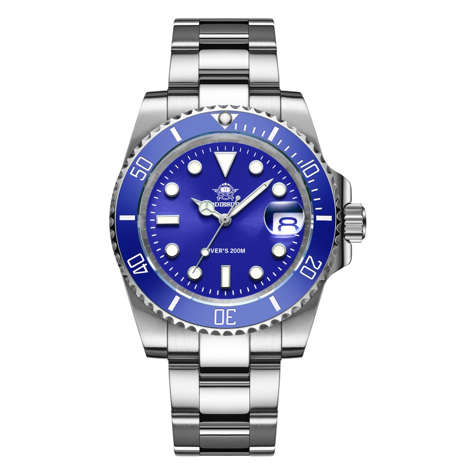 Pacific Dive Stainless Steel Men's Business Quartz Watch