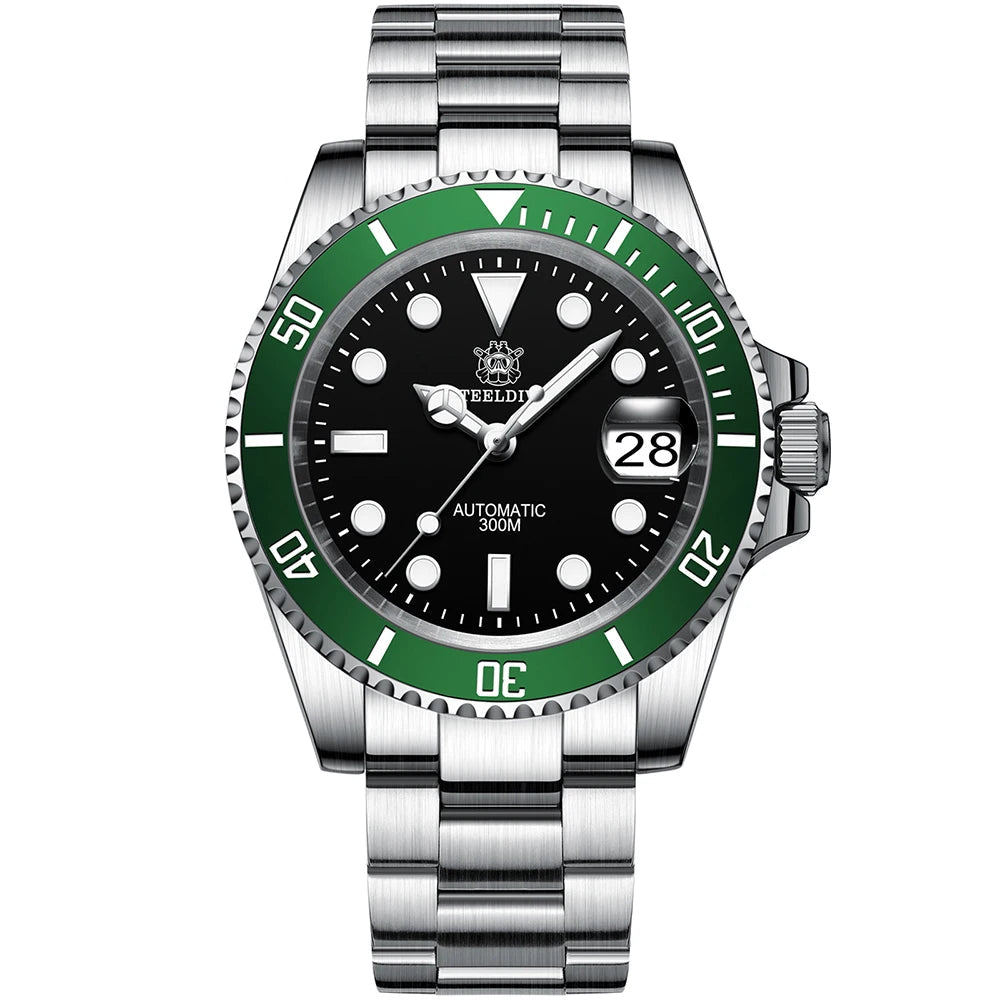 Pacific Dive SD1953 Automatic Two-Tone Men's Dive Watch