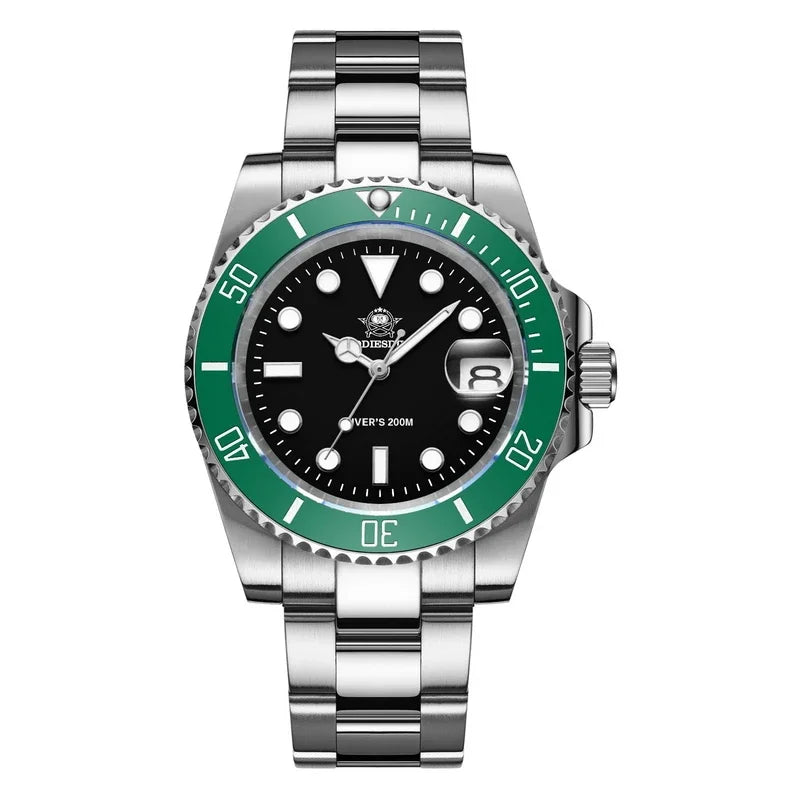 Pacific Dive MY-H3-2QZ 200m Luxury Quartz Diver Watch