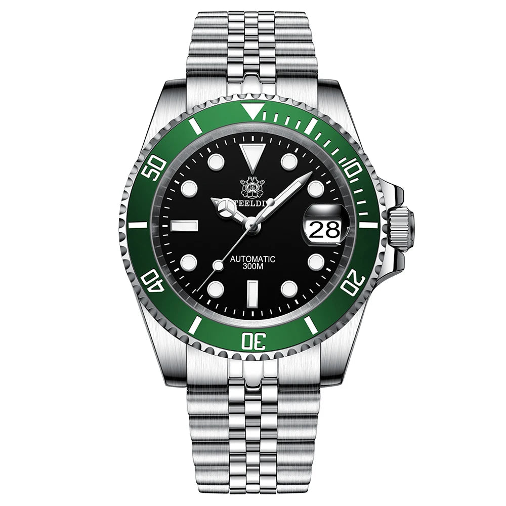 Pacific Dive SD1953 Automatic Two-Tone Men's Dive Watch