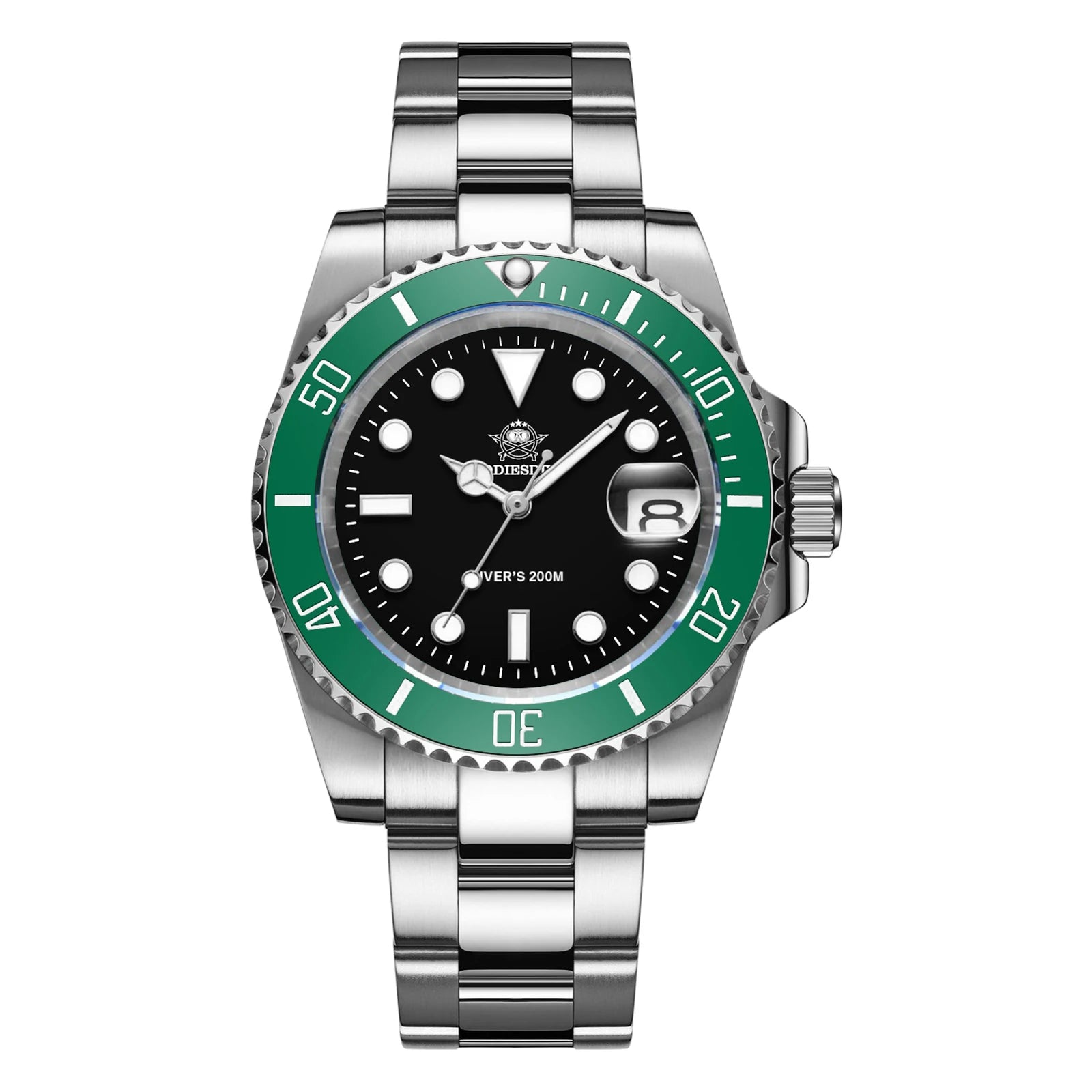 Pacific Dive Stainless Steel Men's Business Quartz Watch