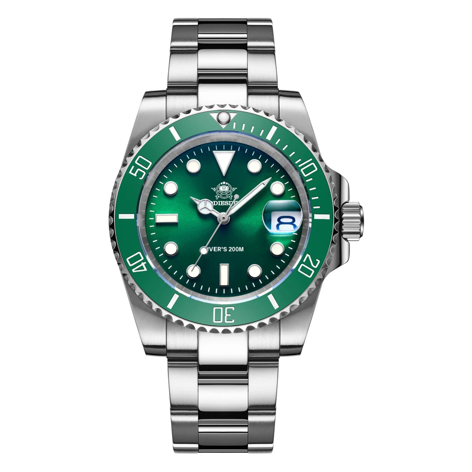 Pacific Dive Stainless Steel Men's Business Quartz Watch
