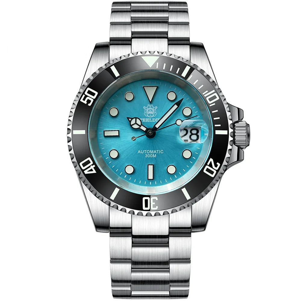 Pacific Dive SD1953 "Tiffany Blue" 41mm Automatic Dive Watch