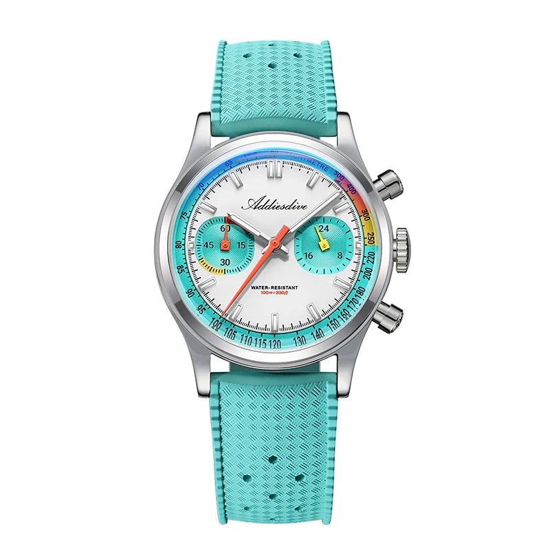 Pacific Dive AD2549 38mm Quartz Chronograph Watch