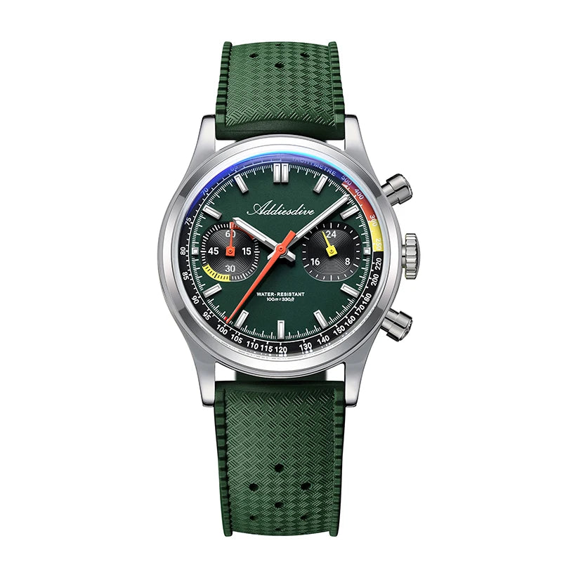 Pacific Dive AD2549 38mm Quartz Chronograph Watch
