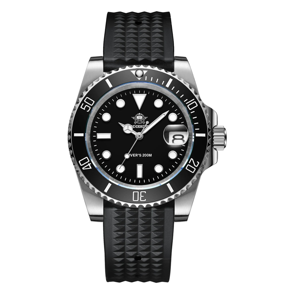 Pacific Dive MY-H3-2QZ 200m Luxury Quartz Diver Watch