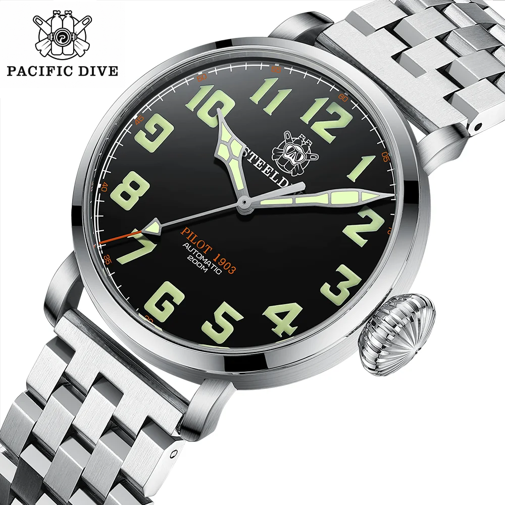 Pacific Dive SD1903 Automatic Mechanical Pilot Watch