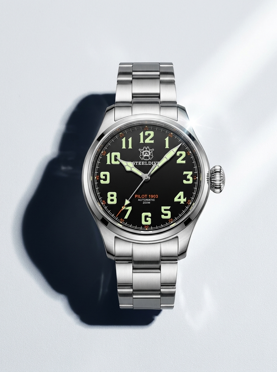 Pacific Dive SD1903 Automatic Mechanical Pilot Watch