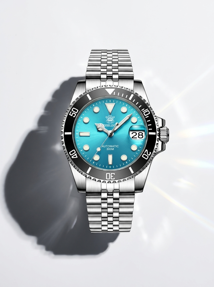 Pacific Dive SD1953 "Tiffany Blue" 41mm Automatic Dive Watch