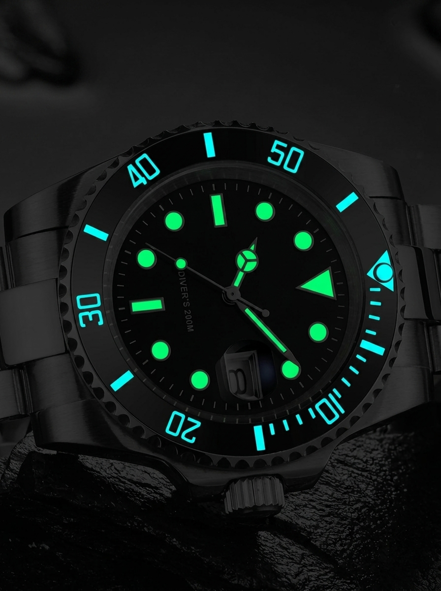 Pacific Dive MY-H3-2QZ 200m Luxury Quartz Diver Watch